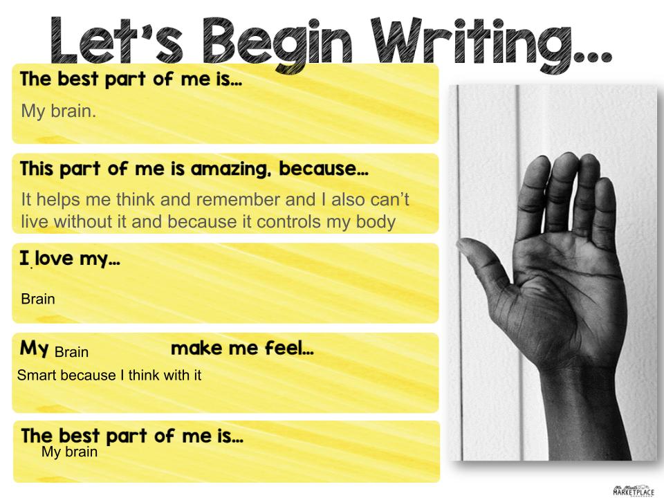 Student writing sample for CSTP 3 Evidence 2