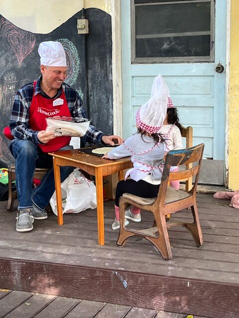 Child Development Practicum quesadilla activity